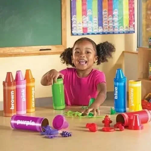 Rainbow Sorting Crayons-Rainbow Sorting Crayons