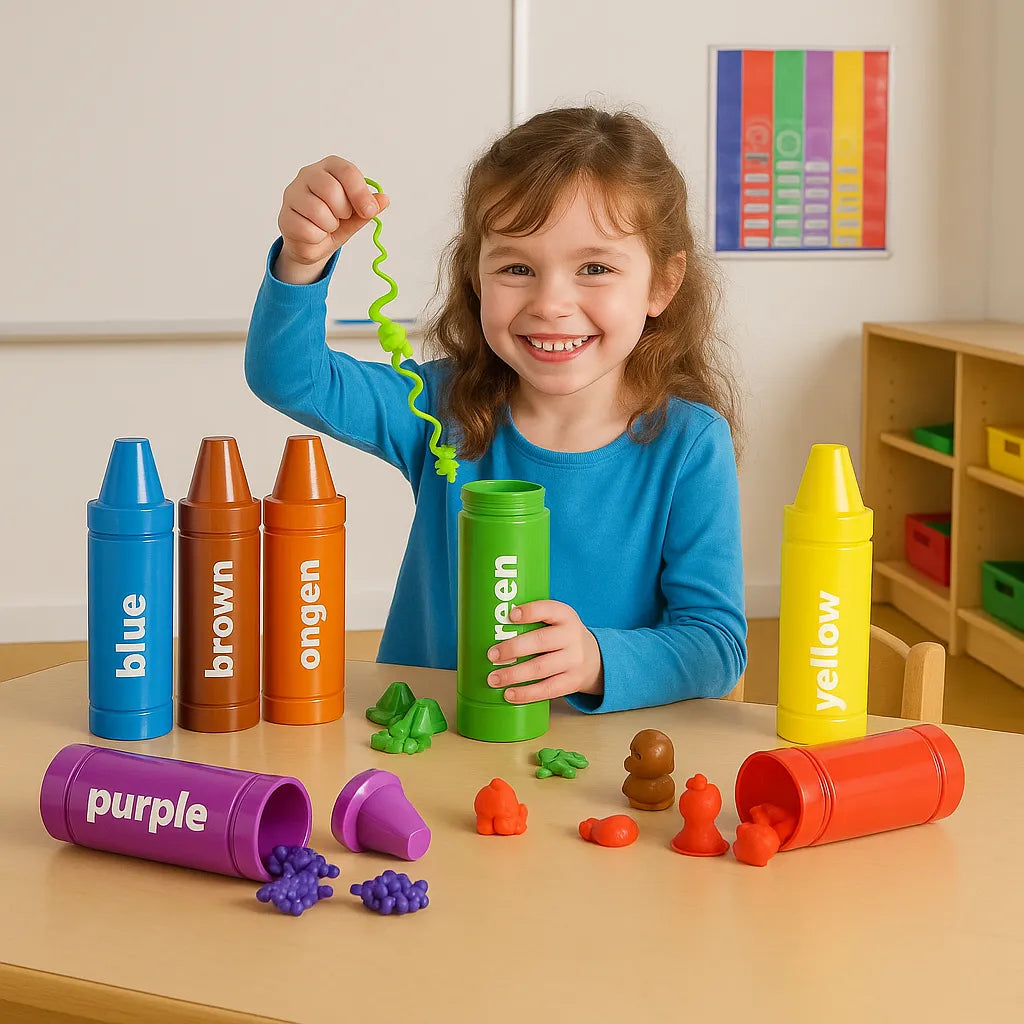 Rainbow Sorting Crayons-Rainbow Sorting Crayons