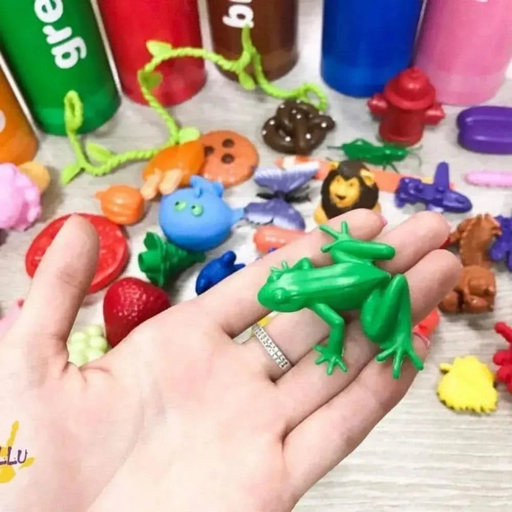 Rainbow Sorting Crayons-Rainbow Sorting Crayons