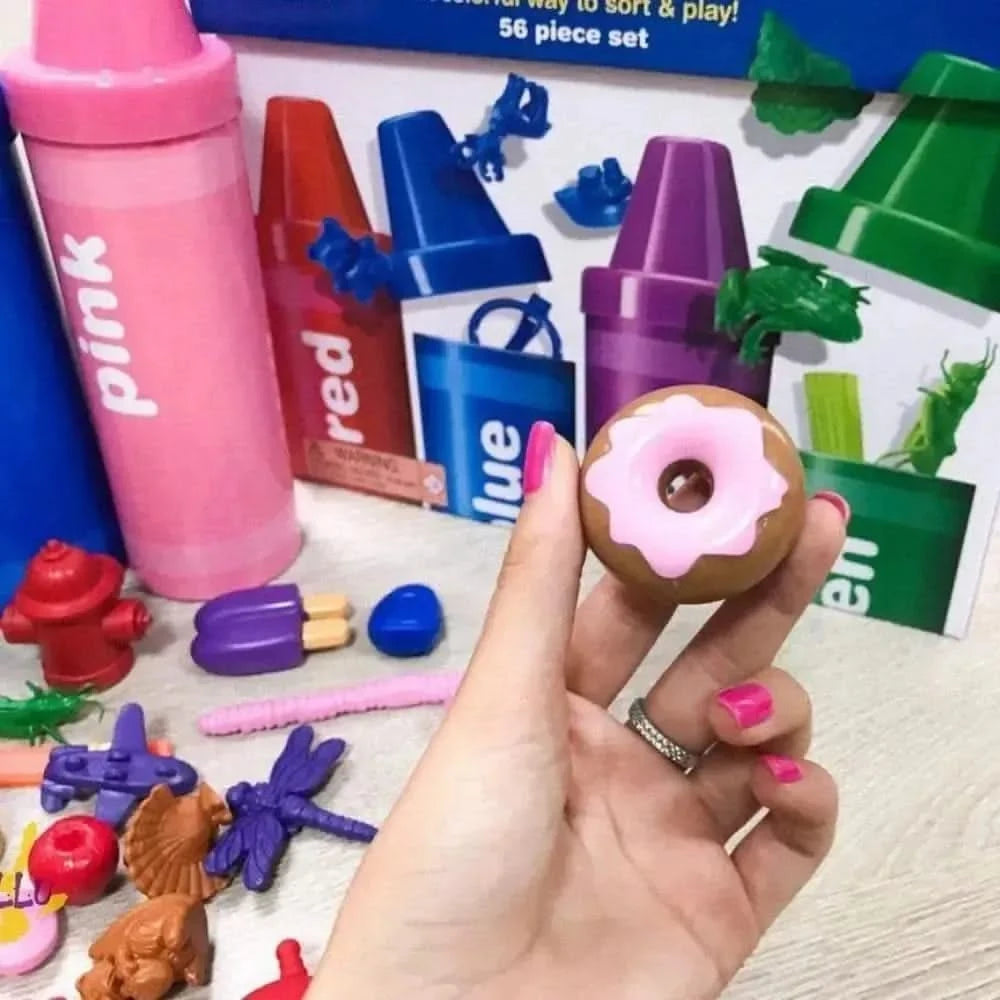 Rainbow Sorting Crayons-Rainbow Sorting Crayons