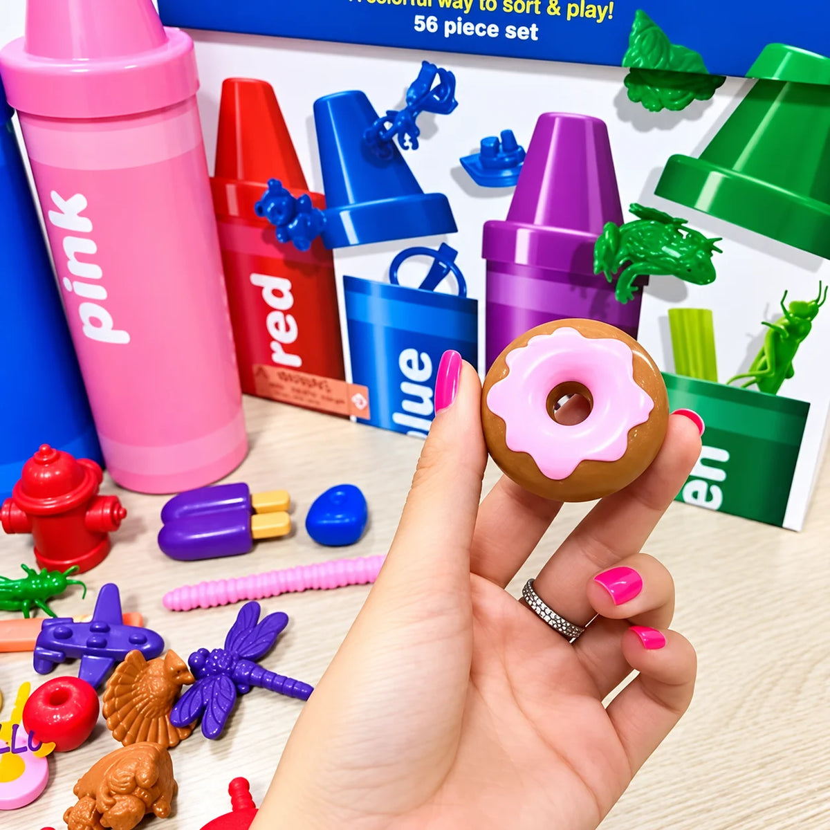 Rainbow Sorting Crayons-Rainbow Sorting Crayons