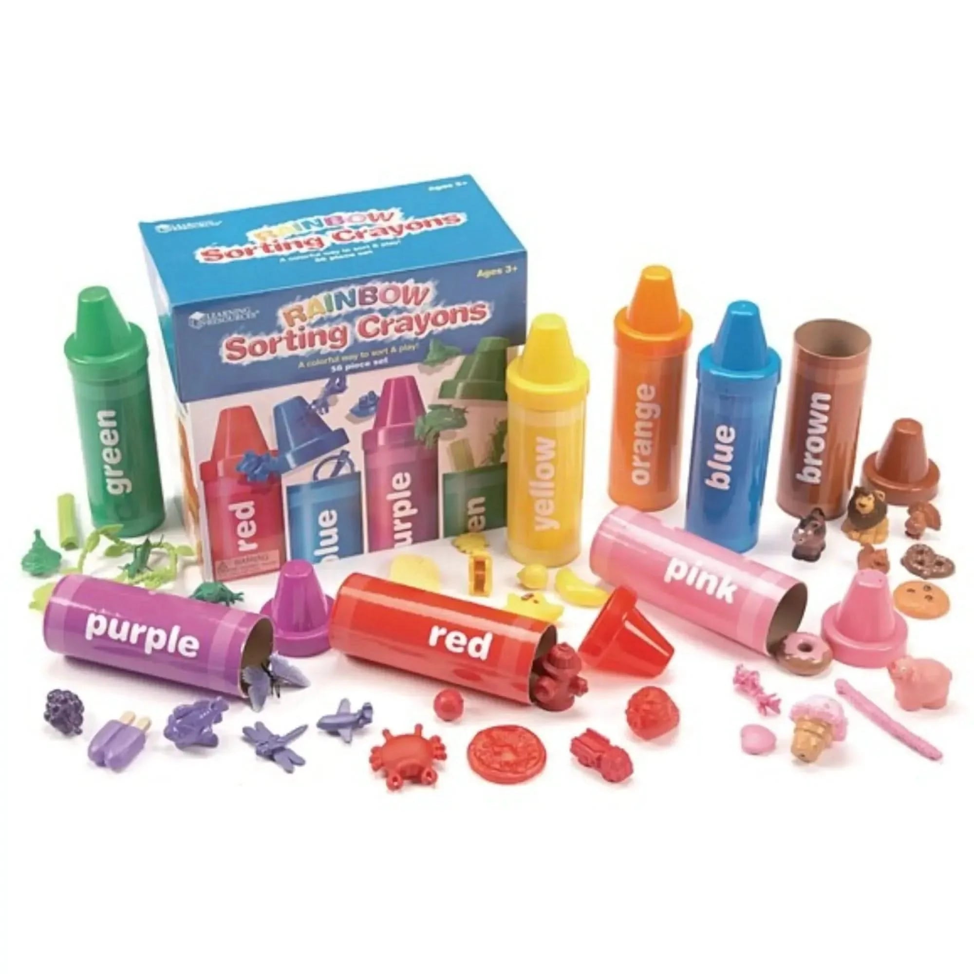 Rainbow Sorting Crayons-Rainbow Sorting Crayons