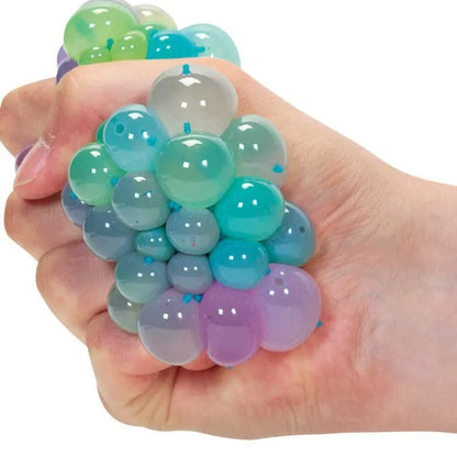 Rainbow Squishy Mesh Ball Fidget Toy-Rainbow Squishy Mesh Ball Fidget Toy