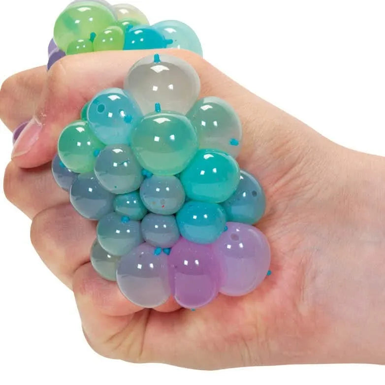 Rainbow Squishy Mesh Ball Fidget Toy-Rainbow Squishy Mesh Ball Fidget Toy