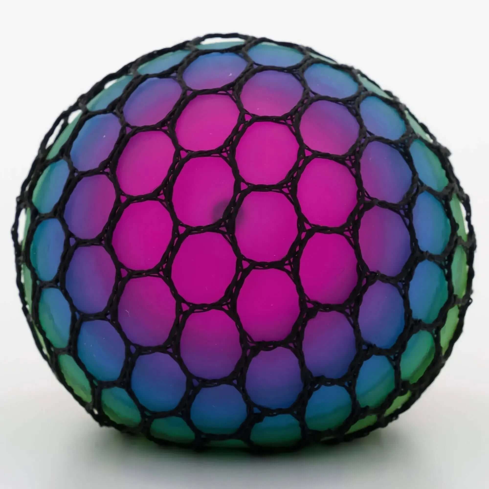 Rainbow Squishy Mesh Ball Fidget Toy-Rainbow Squishy Mesh Ball Fidget Toy
