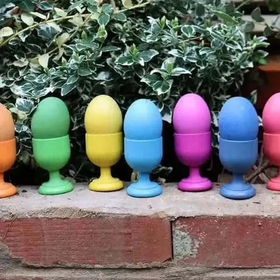Rainbow Wooden Eggs-Rainbow Wooden Eggs