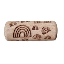 Rainbow Wooden Roller-Rainbow Wooden Roller