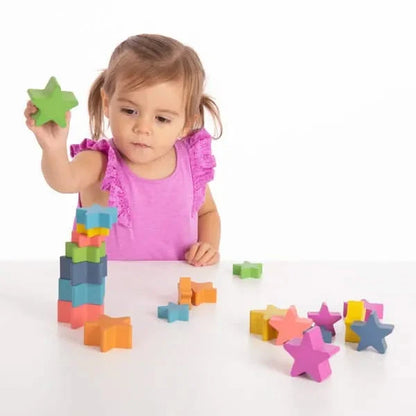 Rainbow Wooden Stars-Rainbow Wooden Stars