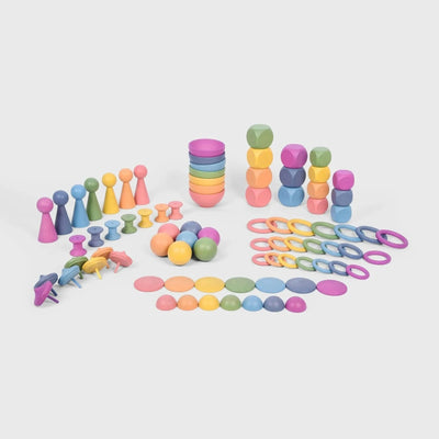Rainbow Wooden Super Set-Rainbow Wooden Super Set