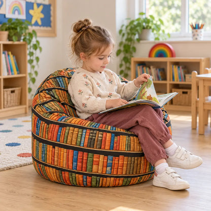 Reading Beany Chair with child reading in an early years classroom