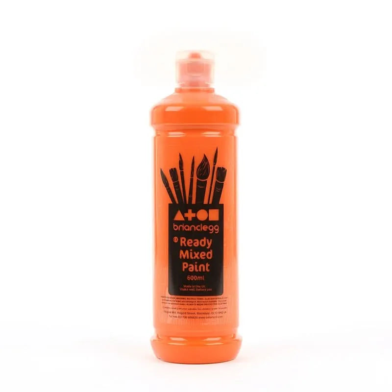 Ready Mixed Paint 600ml Orange-Ready Mixed Paint 600ml Orange