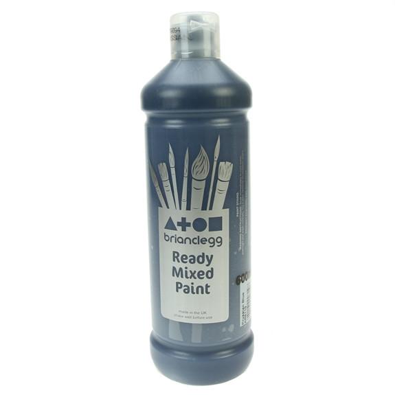 Ready Mixed Paint 600ml Prussian Blue, Great value ready-mix paint from Brian Clegg, ideal for primary and secondary schools. This paint has a rich, high-saturation colour and a smooth cream consistency making it a pleasure to use. The packaging is super-clear allowing the vibrancy of the colour to shine through, and the flip-top cap is easy for little fingers and helps avoid spillages. This paint can be diluted with water, or mixed with PVA to achieve a thicker and glossier finish, which also means it can 