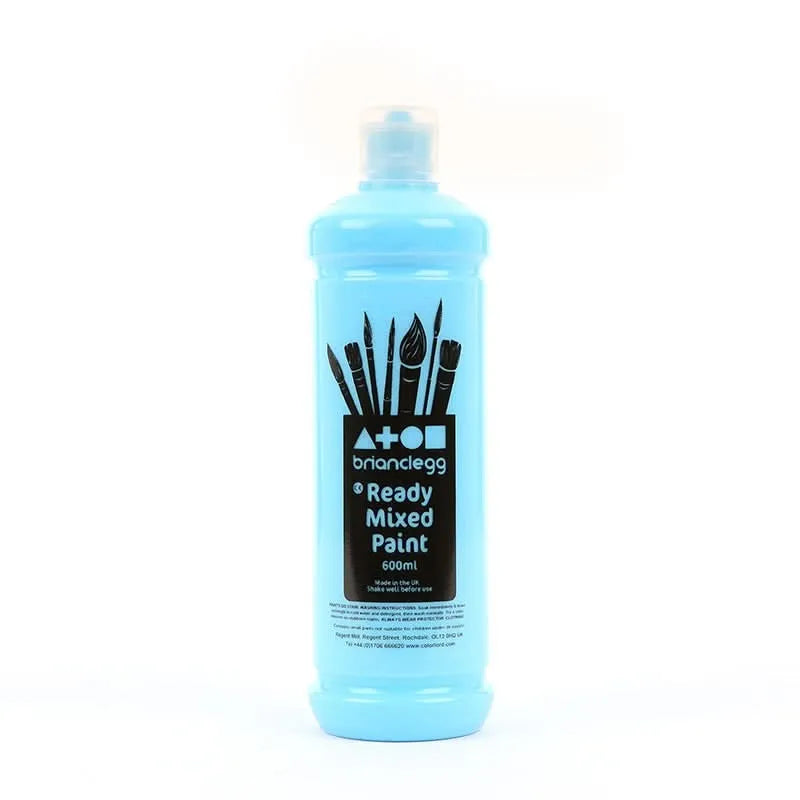 Ready Mixed Paint 600ml Sky Blue-Ready Mixed Paint 600ml Sky Blue