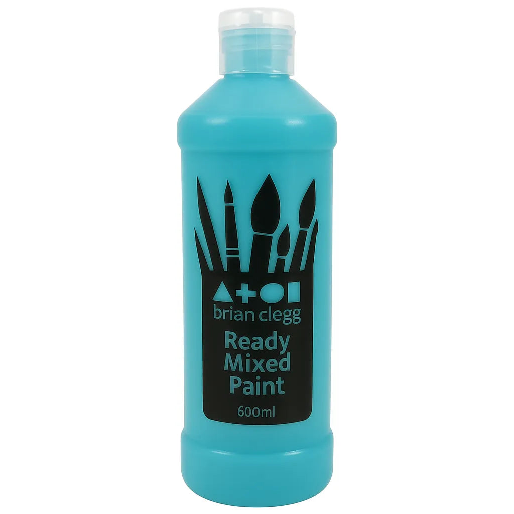 Ready Mixed Paint 600ml Turquoise-Ready Mixed Paint 600ml Turquoise