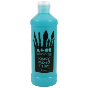 Ready Mixed Paint 600ml Turquoise-Ready Mixed Paint 600ml Turquoise