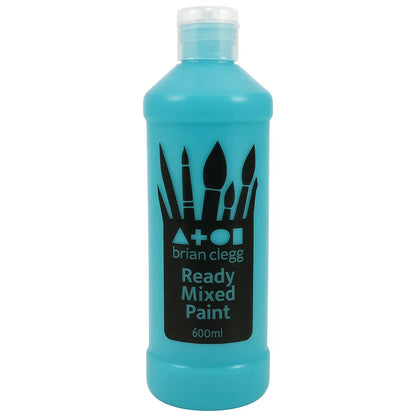 Ready Mixed Paint 600ml Turquoise-Ready Mixed Paint 600ml Turquoise