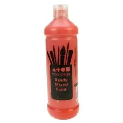 Ready Mixed Paint 600ml Vermilion-Ready Mixed Paint 600ml Vermilion