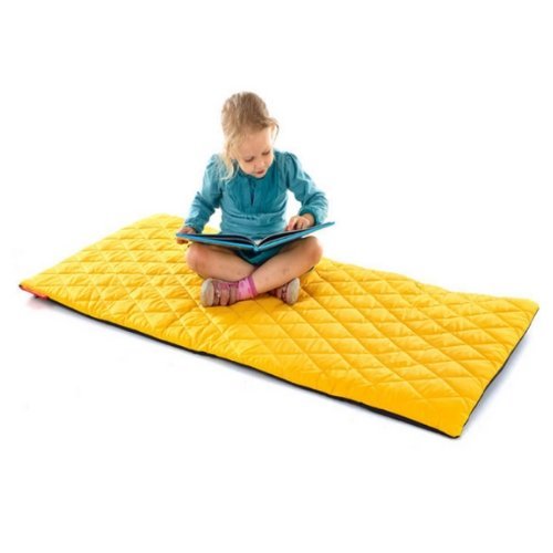 Rectangle Quilted Mats 140CM X 70CM - Orange, This rectangular quilted mat is a great addition for any classroom setting, it can be used both indoors and outdoors. With a quilted fabric pattern for durability and style, easy to wipe down and clean, manufactured from shower proof wipe clean material and can withstand occasional showers whilst outdoors. It is recommended that you would store indoors after use outdoors. This rectangular quilted mat is a great way to take the classroom outside on a nice sunny d