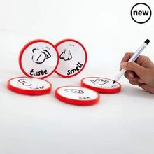 Red 10 Second Message Discs-Red 10 Second Message Discs