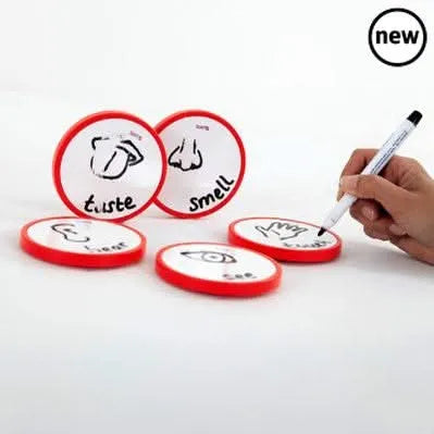 Red 10 Second Message Discs-Red 10 Second Message Discs