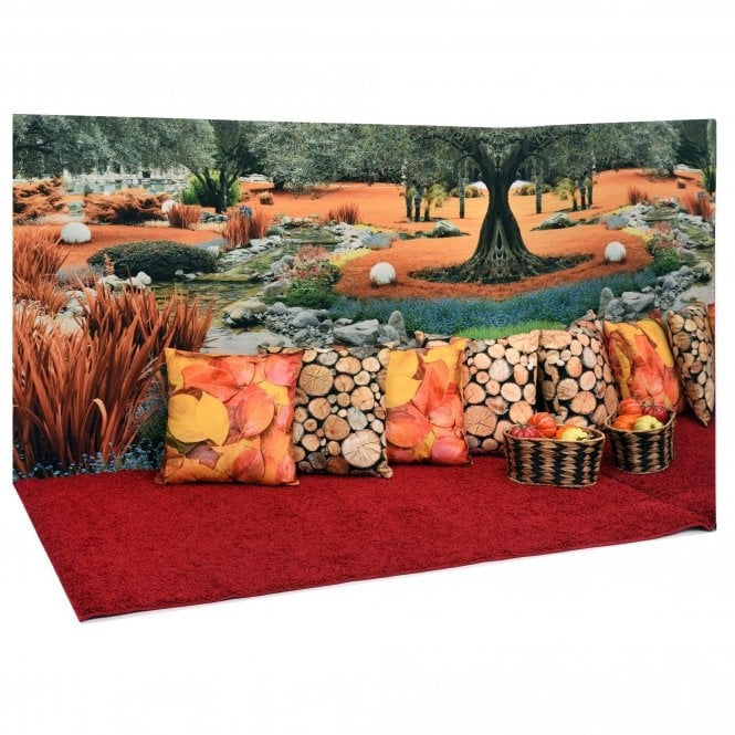 Reflection Corner Autumn Babbling Brook, Create a fantastic outdoors area inside with our stunning Reflection Corners which come with 4 nature print scatter cushions. These beautiful scenes can be used in the baby room, or as a reading corner. Each corner comes complete with a wall mirror which will reflect the beautiful rich colours of the scenery and aid small infants to recognise their reflection and being to develop social skills and vocabulary. Our Autumn Babbling Brook design is also available as a Sp