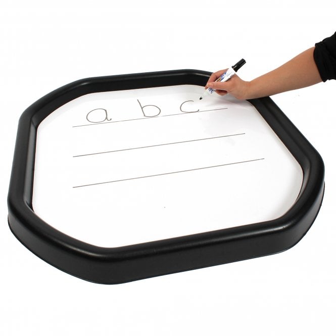 Reusable Dry Wipe Mini Tuff Tray Mat, This Dry Wipe Mini Mat will excite and delight when playing along with other children to create a lettering and numbering or to use to draw what little minds dream of! Helps develop fine and gross motor skills as well as encouraging creative thinking and play. A great extension to your Tuff Tray but can be used independently. Fits snugly into our Mini Tuff Trays (LK478), or can be used on the floor, units or table tops. Please note that this is a plastic vinyl surface a