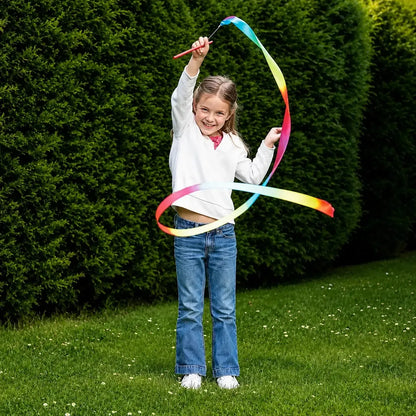 Ribbon Rainbow Streamer-Ribbon Rainbow Streamer