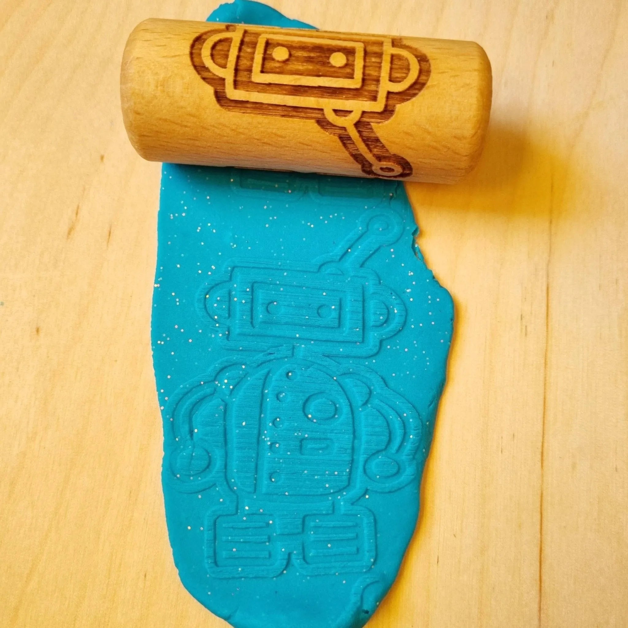 Robot Wooden Roller-Robot Wooden Roller