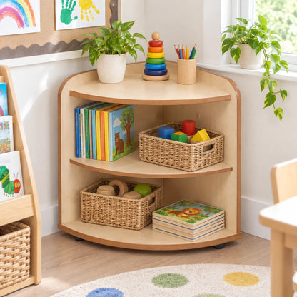 Rookie Range 2 High Corner Unit in a bright early years classroom
