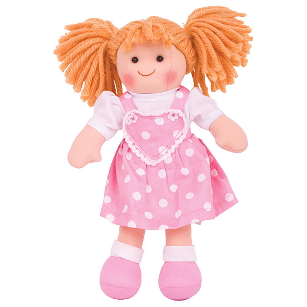 Ruby Doll - Small, Welcome Ruby, the soft and cuddly doll that is all heart, into your home and into your child's heart. Created with meticulous attention to detail and designed to be a cuddly companion for little ones, Ruby is much more than a doll; she's a friend for life. Her vibrant personality and comforting presence can brighten up even the gloomiest of days. Detailed Description Soft and Cuddly Texture Ruby is crafted with a soft and huggable material that invites warm cuddles and big hugs. She is ge