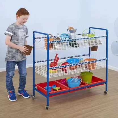 Sand and Water Metal Trolley-Sand and Water Metal Trolley