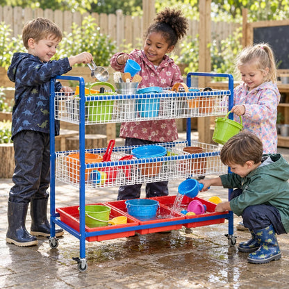Sand and Water Metal Trolley-Sand and Water Metal Trolley