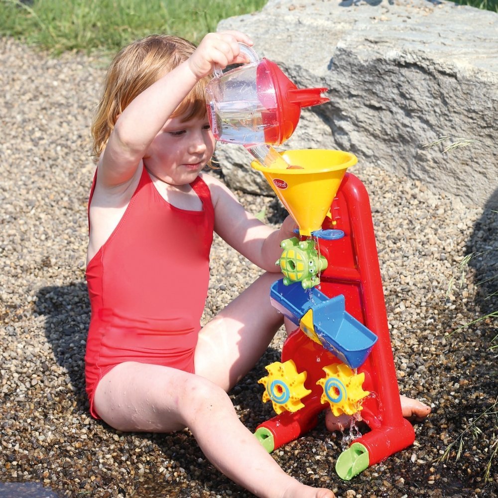 Sand and Watermill Toy, This colourful Sand and Watermill will keep children entertained for hours with plenty of messy fun! Youngsters will watch in amazement as the decorative spiral spins around and around as water is poured through the funnel. Designed ready for play indoors or out, in the bath, sandpit, swimming pool or even in the sea! Encourages creative and imaginative role play. Ideal for making bath time more appealing for little ones and easier for you! Conforms to current European safety standar