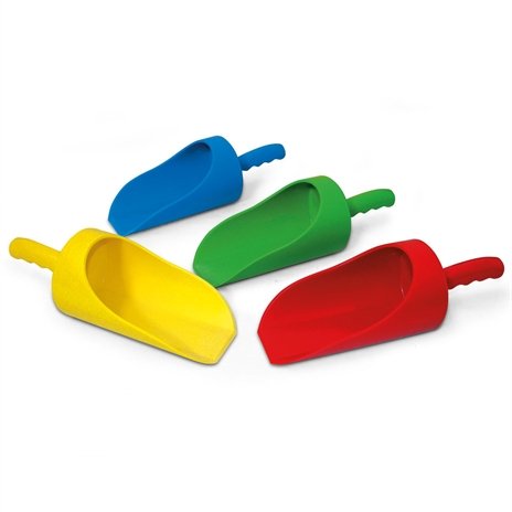 Sand Scoops Set of 12, The Sand Scoops pack of 12 is great for sand play. Children can dig their own trench with these scoops. They can use the scoop to dig out the sand from around their castle to make their own moat or they can use it to help with gardening and scooping out the potting mix from the container and placing it around the plant. It can also be used in water activities by scooping the water up and transporting it to their sandcastle moat. Children will love how small this scoop is and it will h