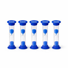 Sand timer mini 1 minute pack of 5-Sand timer mini 1 minute pack of 5