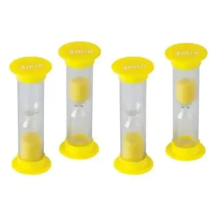 Sand timer mini 3 minutes Pack of 5-Sand timer mini 3 minutes Pack of 5