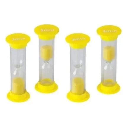 Sand timer mini 3 minutes Pack of 5-Sand timer mini 3 minutes Pack of 5