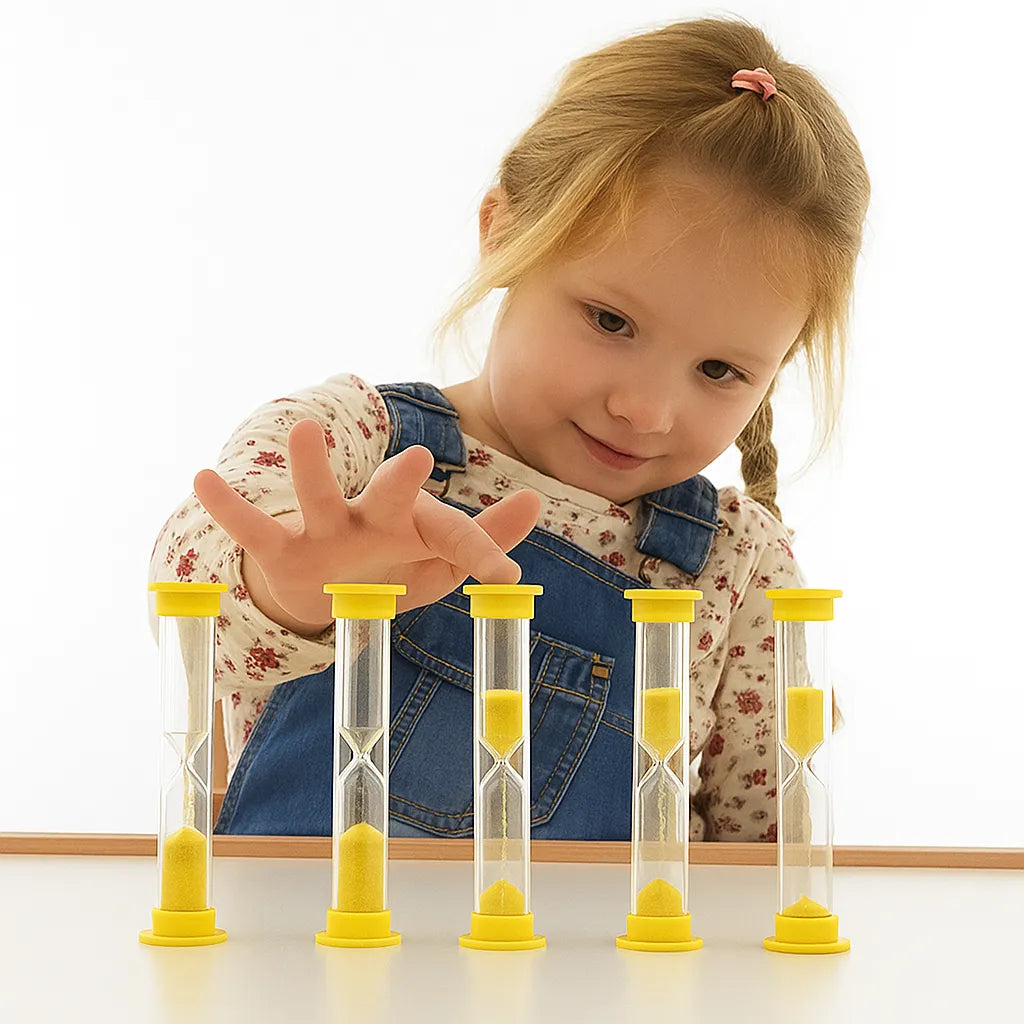 Sand timer mini 3 minutes Pack of 5-Sand timer mini 3 minutes Pack of 5