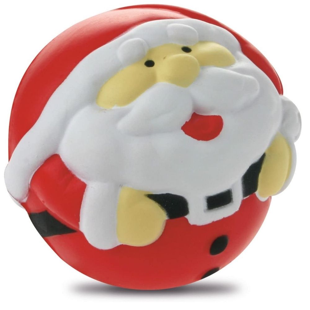 Santa Stress Ball, The Santa Claus Stress Ball is here to spread Christmas cheer all year round! This delightful stress toy is perfect for squeezing and relieving stress, whether it's during the holiday season or any other time of the year. Made from soft and squishy foam, this stress ball is a joy to hold in your hand. Its compact size makes it the perfect stocking filler for kids and adults alike. You can even keep it on your desk or in your bag for on-the-go stress relief.But don't let the Santa Claus ap