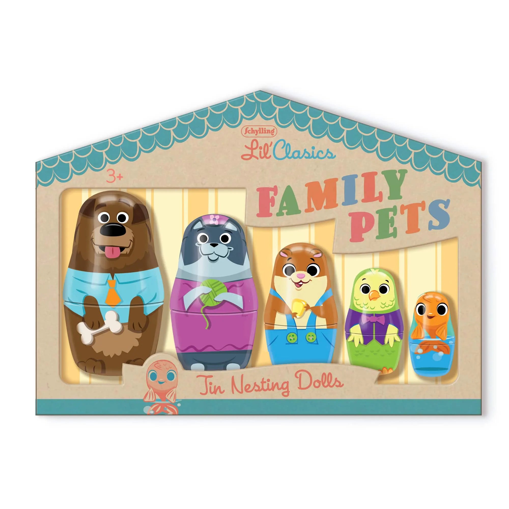 Schylling Lil Classics Nesting Pets-Schylling Lil Classics Nesting Pets