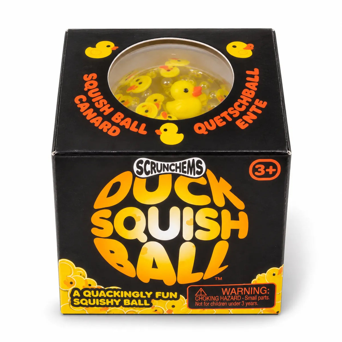 Scrunchems Duck Squish Ball single boxed product