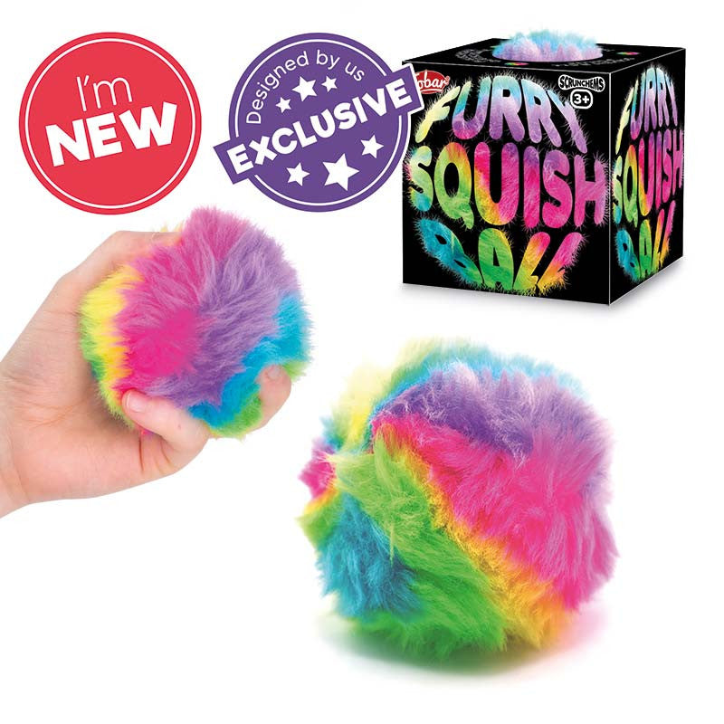 Scrunchems Furry Squish Ball, The fun, furry design of the Scrunchems Furry Squish Ball adds a whimsical touch to your stress relief routine, making it enjoyable and engaging. This Scrunchems Furry Squish Ball provides a unique tactile sensation that promotes relaxation and calmness. Its compact size makes it easy to carry with you wherever you go, so you can access stress relief anytime, anywhere. This Scrunchems Furry Squish Ball is a must-have stress relief toy that offers fun and practical benefits that