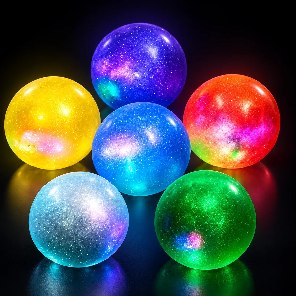 Scrunchems Galaxy Light Up Squish Ball-Scrunchems Galaxy Light Up Squish Ball