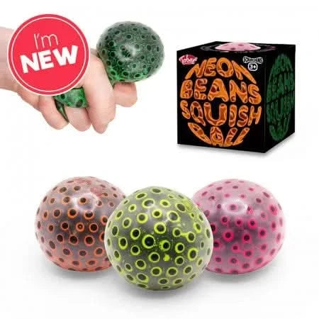 Scrunchems Neon Beans Squish Ball-Scrunchems Neon Beans Squish Ball