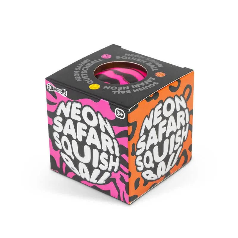 Scrunchems Neon Safari Squish Ball-Scrunchems Neon Safari Squish Ball
