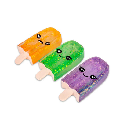 Three Scrunchems Sugar Ice Lollies sensory squishy toys