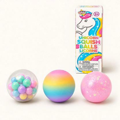 Scrunchems Unicorn Diddy Squish Balls 3 Pack-Scrunchems Unicorn Diddy Squish Balls 3 Pack
