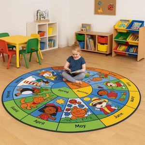 Seasons Circular Rug-Seasons Circular Rug
