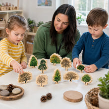 Seasons Wooden Trees Pack of 10-Seasons Wooden Trees Pack of 10