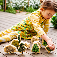 Seasons Wooden Trees Pack of 10-Seasons Wooden Trees Pack of 10